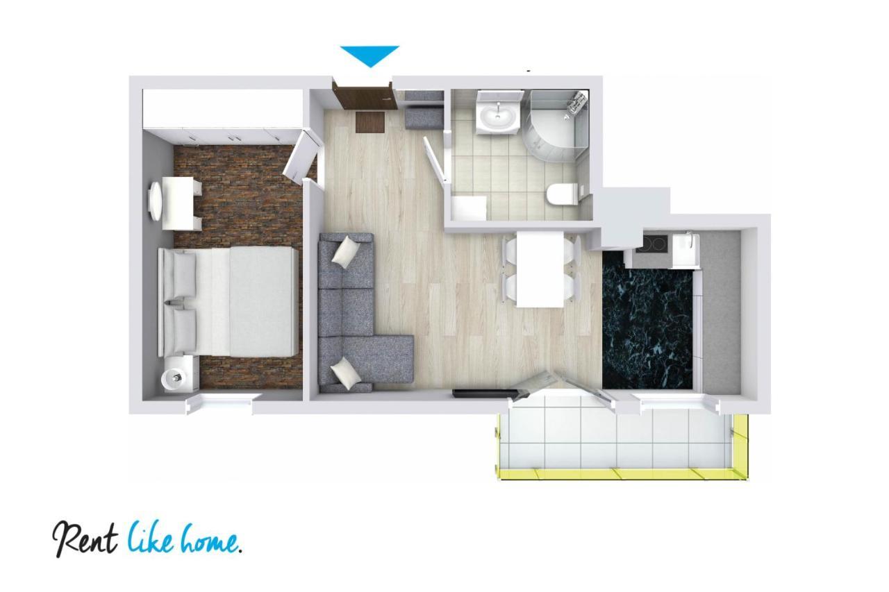 Kolorowe Balkony - Sloneczny Apartament W Miedzyzdrojach By Noclegi Renters مينززدرويه المظهر الخارجي الصورة